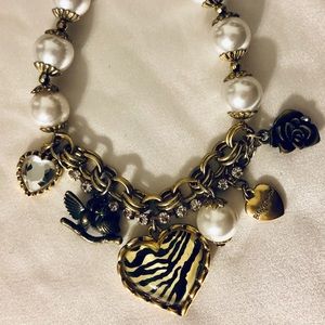 Betsey Johnson Wild Heart/Lovebirds Bracelet